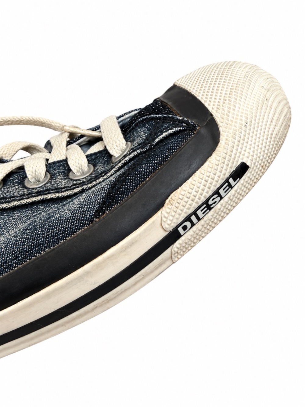 Diesel Magnete Exposure Low Women's Denim Sneakers - Picture 9 of 12